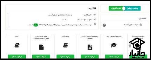 ساختار پایان نامه